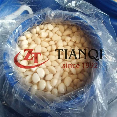 ニンニクの塩漬け保存